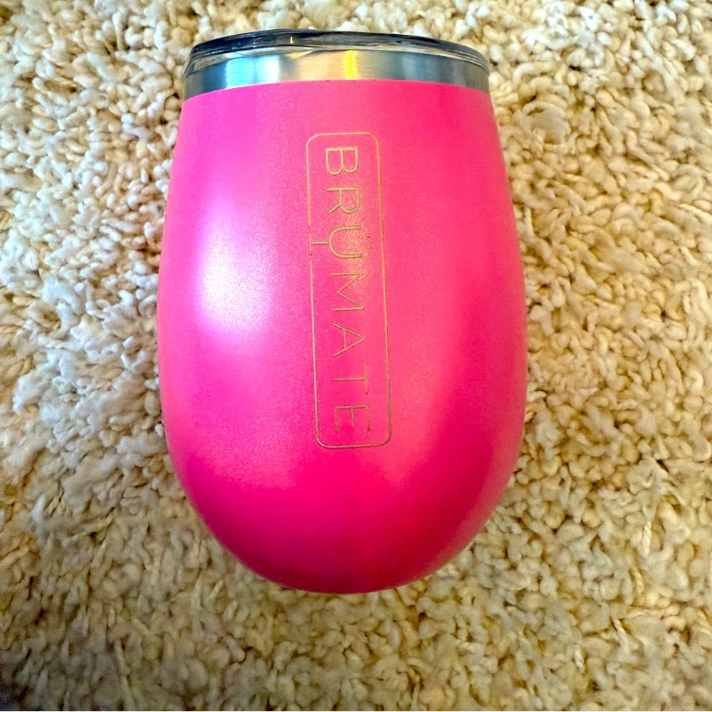 BrüMate Pink Wine Tumbler